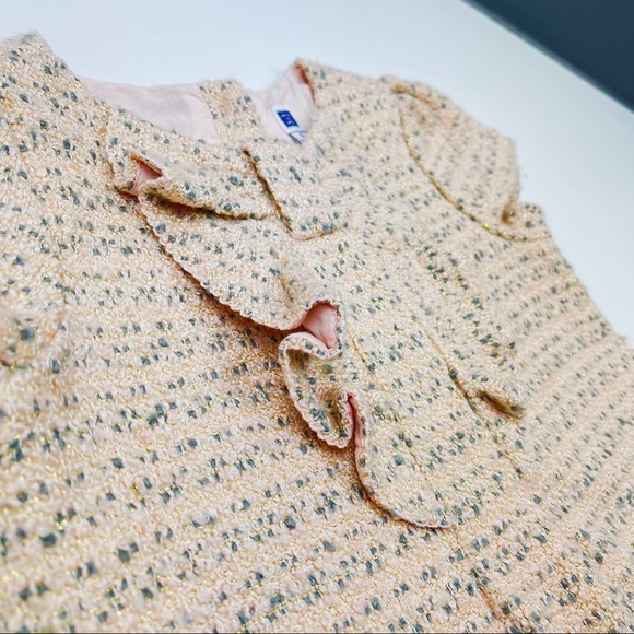 JANIE and JACK Girls Woven Pink Dress size 3 - Picture 2 of 12